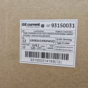 GE Current LED Luminaires 4" Recessed Downlight - 12 Pack - 93150031